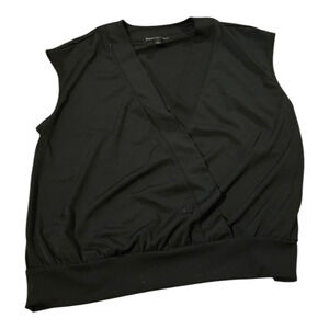 Banana Republic Small Black Sleeveless V-Neck Shirt